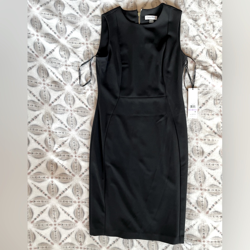 Calvin Klein Black Midi Dress